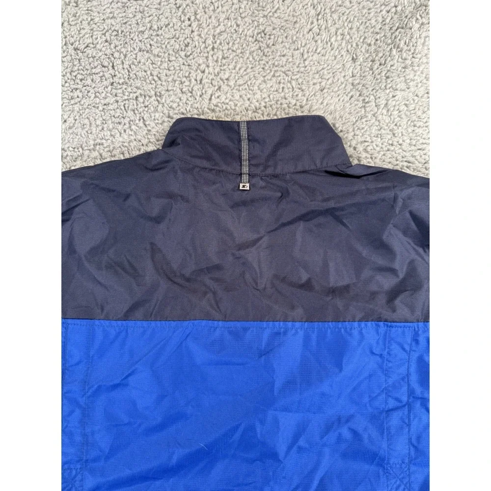 Vintage Starter Windbreaker Jacket Mens Large Blue‎ Lightweight Full Zip Lined